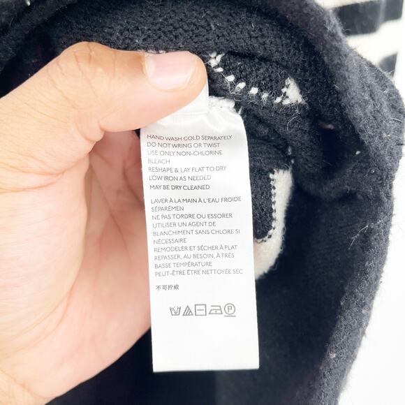 By Anthropologie Womens Fall Rebekah Cozy Knit Striped Tunic Sweater Size XS - Picture 5 of 8